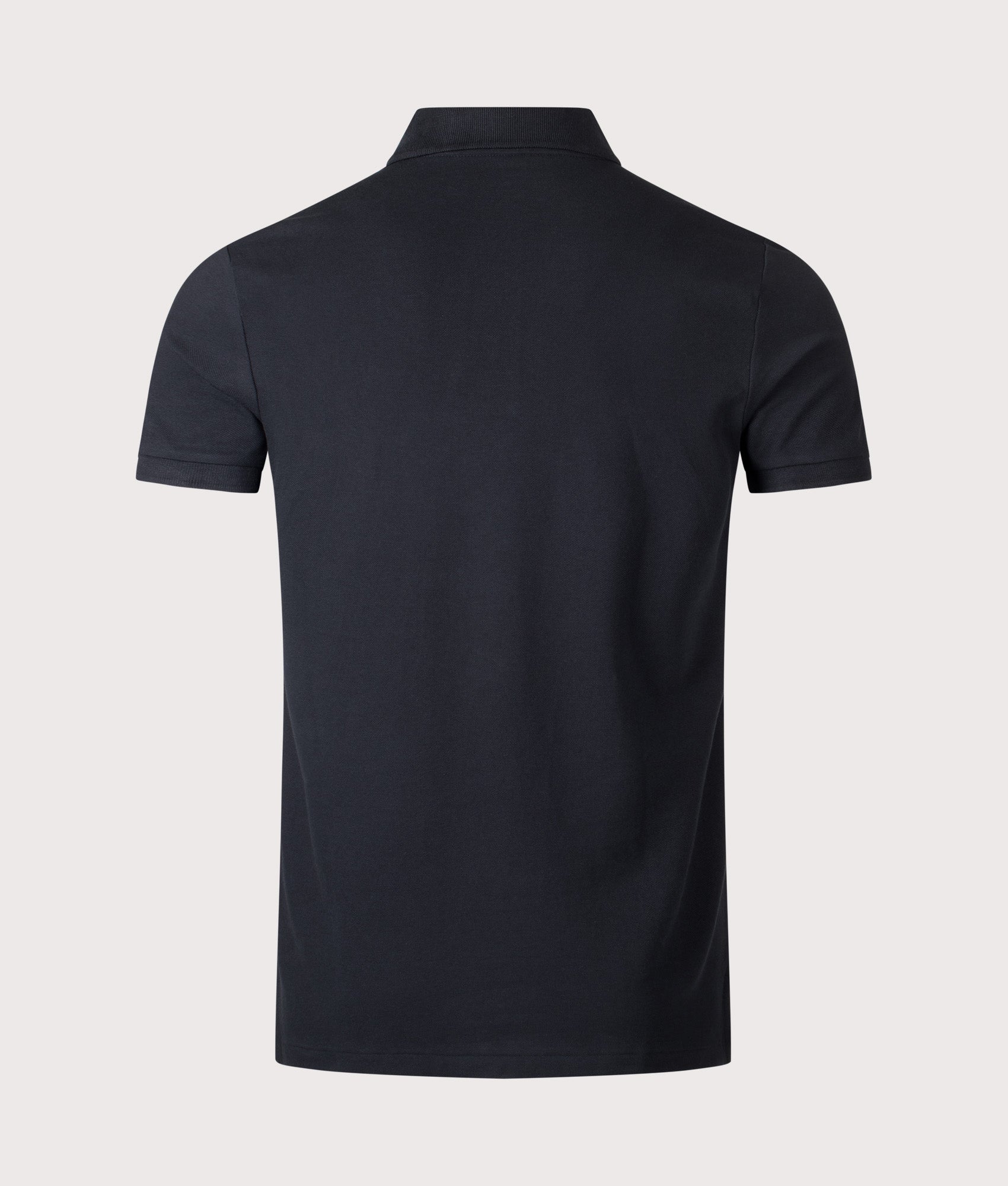 Custom Slim Fit Stretch Mesh Polo Shirt | Polo Black | Polo Ralph Lauren | EQVVS | Back shot 