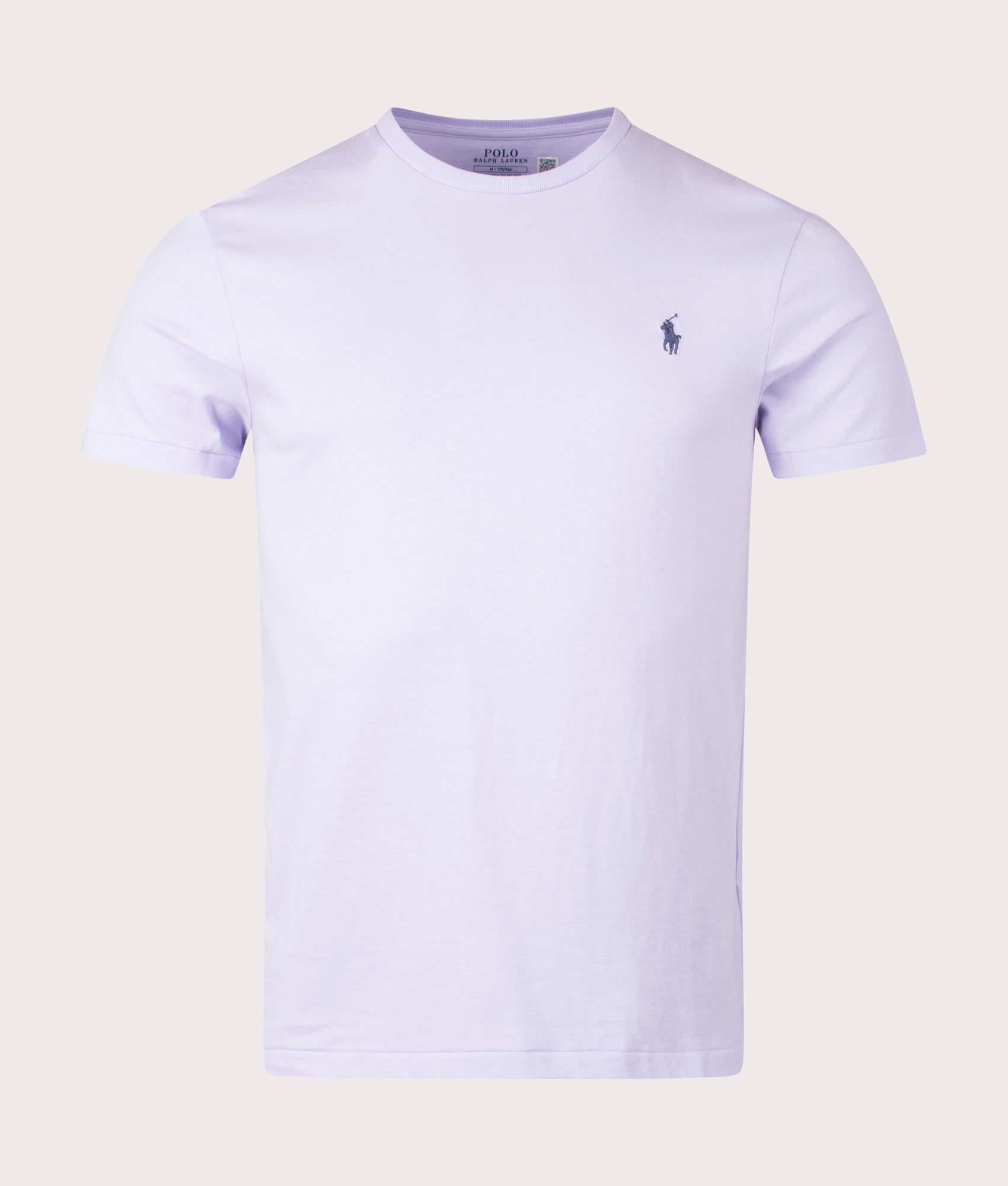 Custom Slim Fit Jersey T-Shirt in Flower Purple by Polo Ralph Lauren. EQVVS Shot. 