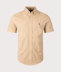 Featherweight Mesh Short Sleeve Shirt Grey Heather | Polo Ralph Lauren