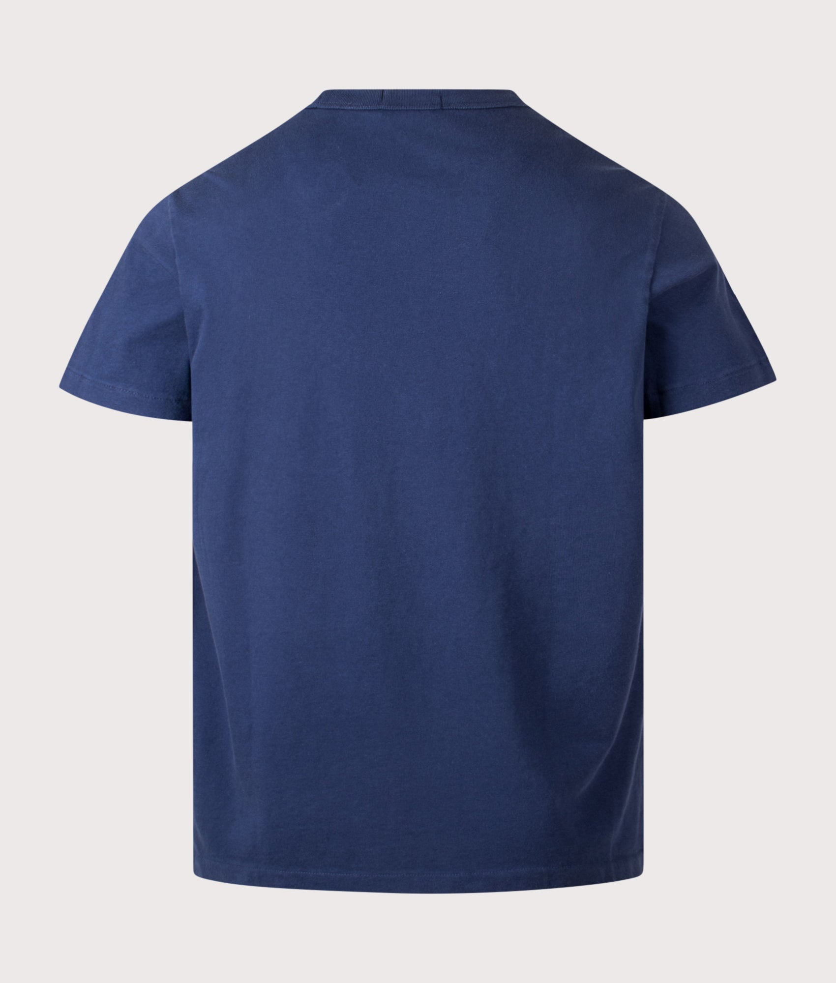 Polo Ralph Lauren Classic Fit Jersey T-Shirt in Cruise Navy at EQVVS Menswear. Back shot.