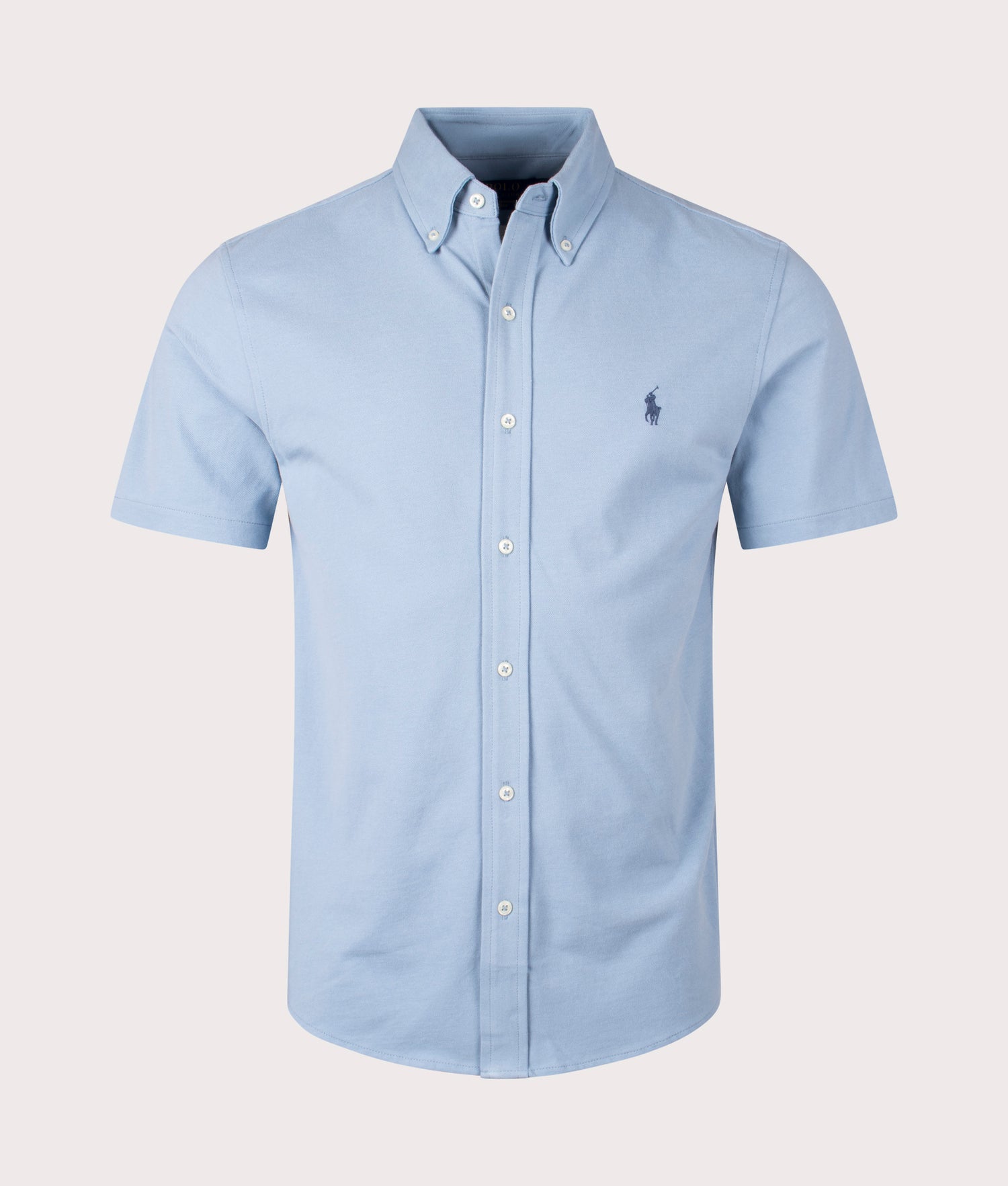 Featherweight Mesh Short Sleeve Shirt Blue | Polo Ralph Lauren | EQVVS