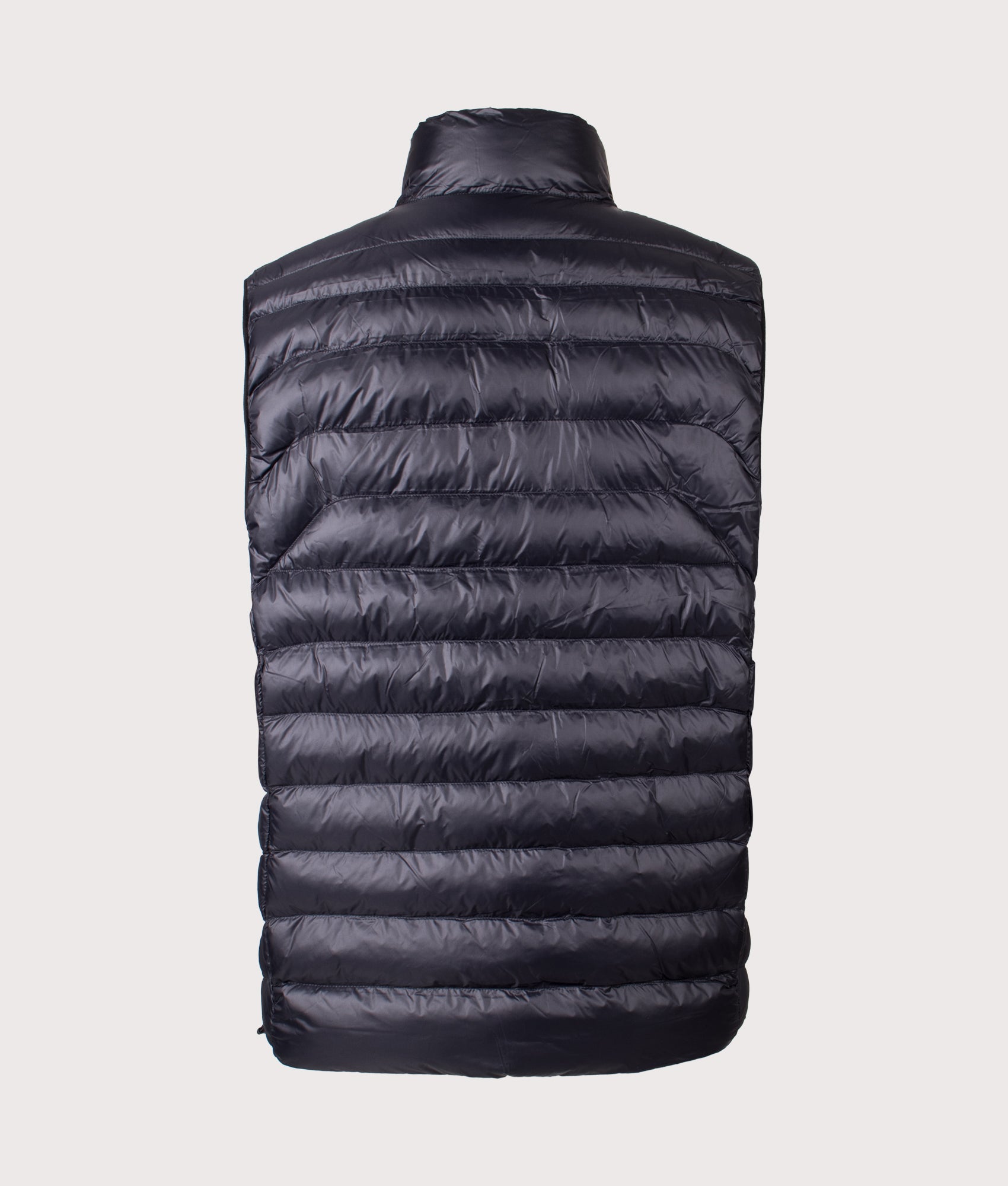 The Colden Packable Vest. Shot by EQVVS. Back shot.