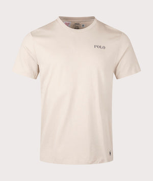 Lightweight Loungewear T-Shirt in Stoneware Grey by Polo Ralph Lauren. EQVVS Shot. 