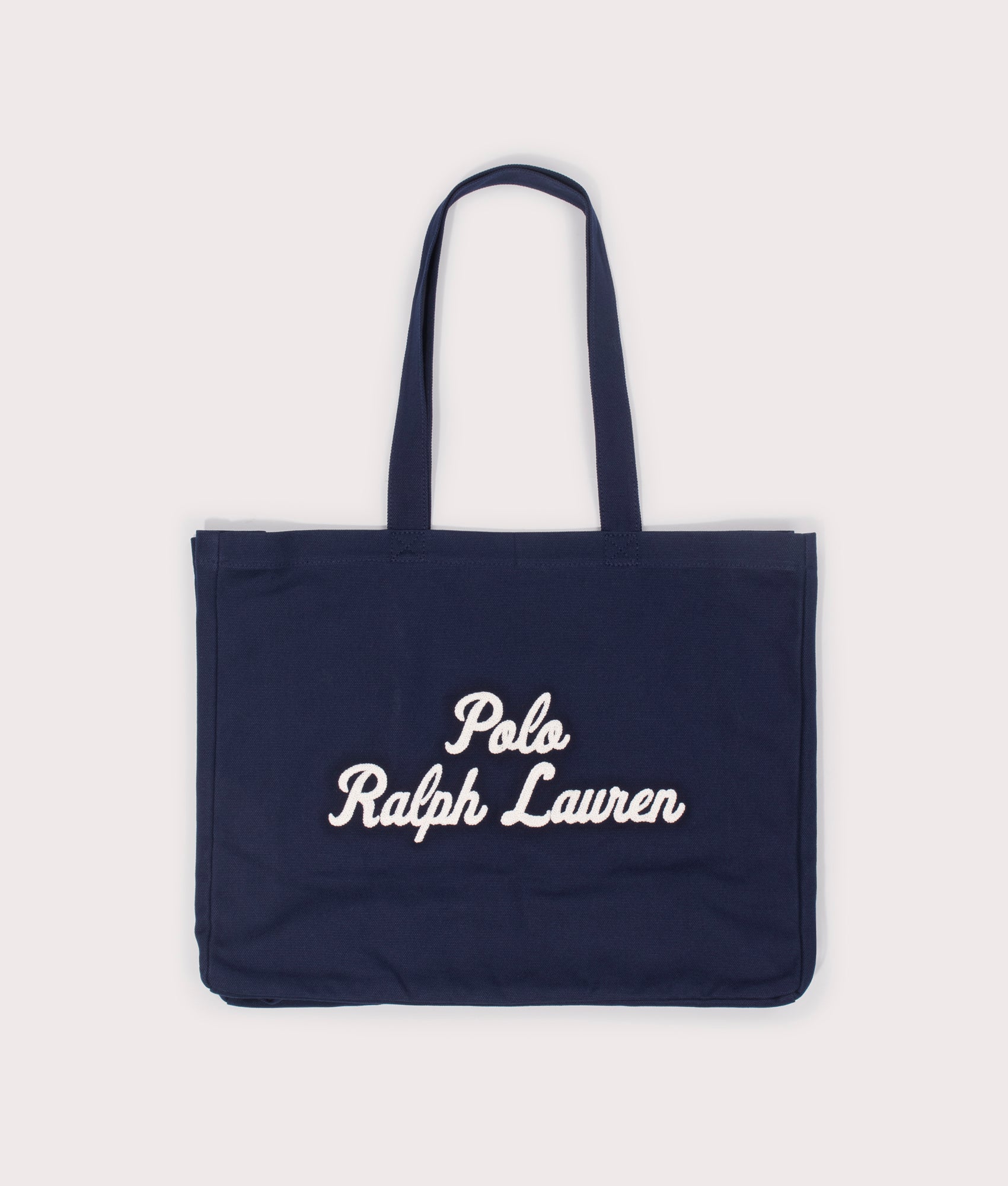 Embroidered Canvas Tote Bag. Shot by EQVVS. Front shot.
