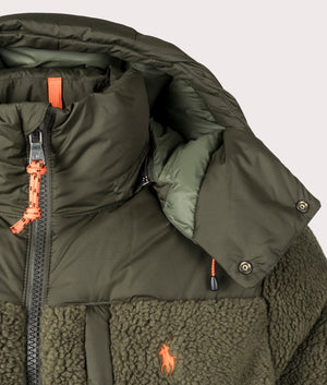 The Gorham Hybrid Down Jacket in Olive Polo Ralph Lauren EQVVS
