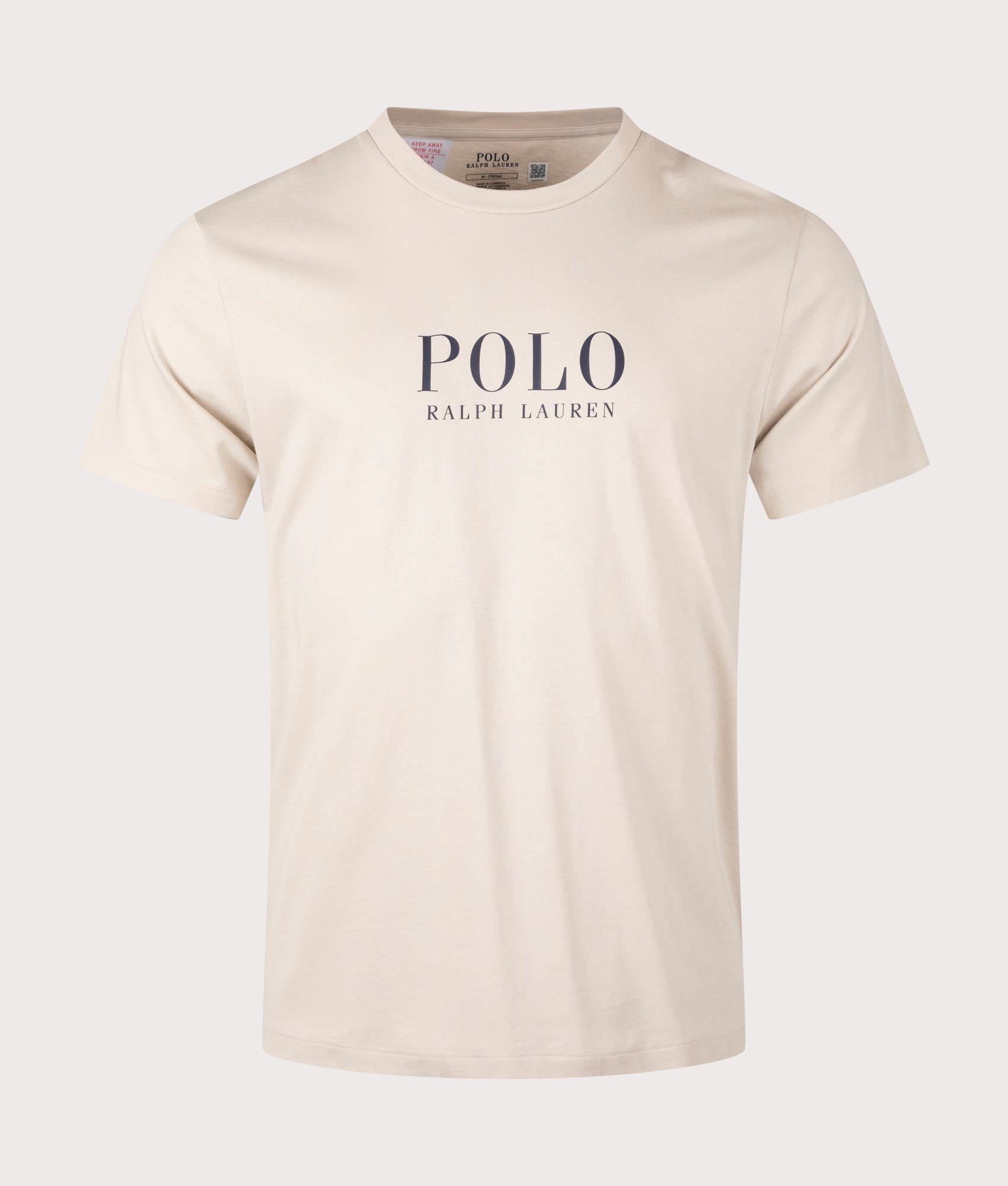 Lightweight Crew Neck T-Shirt in Stoneware Grey by Polo Ralph Lauren. EQVVS Shot. 