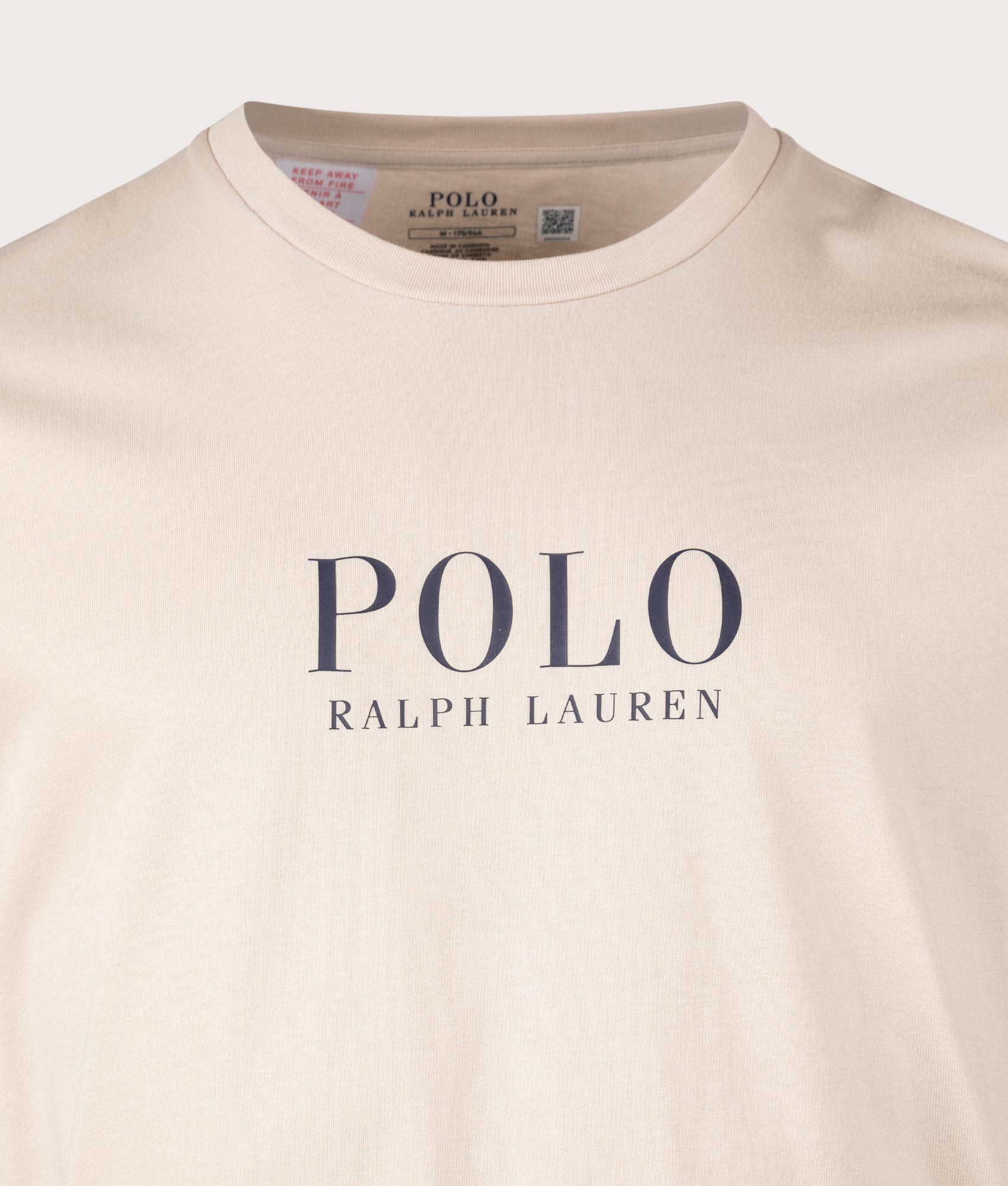 Lightweight Crew Neck T-Shirt in Stoneware Grey by Polo Ralph Lauren. EQVVS Shot. 