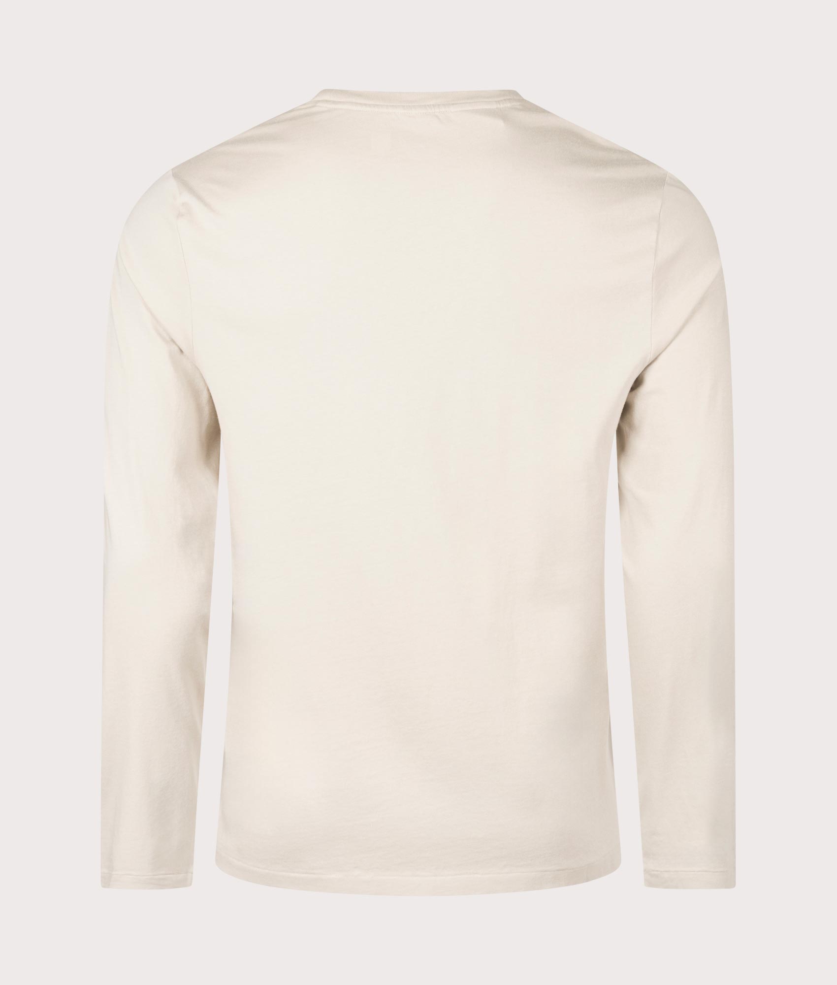 Long Sleeve Loungewear T-Shirt in Stoneware Grey by Polo Ralph Lauren. EQVVS Shot.