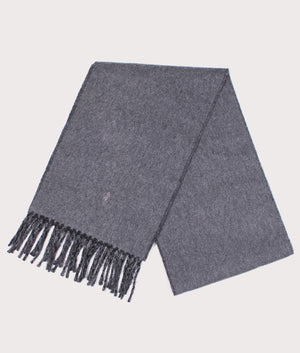Reversible Scarf in Polo Black/Grey | Polo Ralph Lauren | EQVVS | Grey shot 