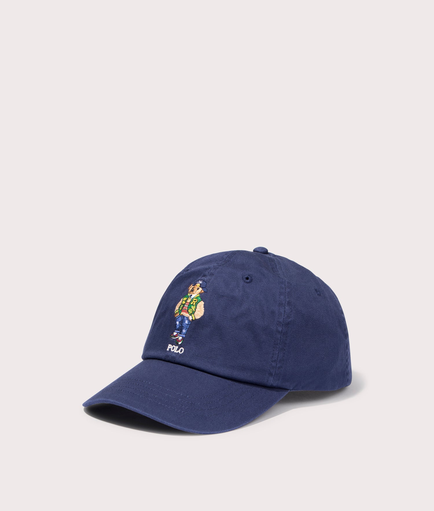 Polo Ralph Lauren Polo Bear Twill Baseball Cap in Newport Navy