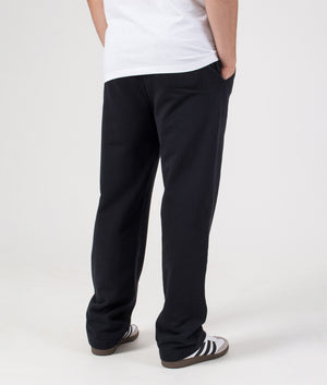 Loopback Fleece Drawstring Pants in Polo Black | 100% Cotton | Polo Ralph Lauren | EQVVS | Back angle shot 