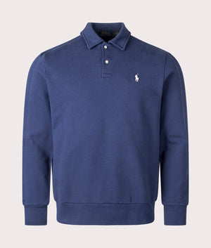 【関税&送料込】Polo Ralph Lauren Navy Blue Cotton Sweatshir Double Knit Sweatshirt Aviator Navy | Polo Ralph Lauren | EQVVS