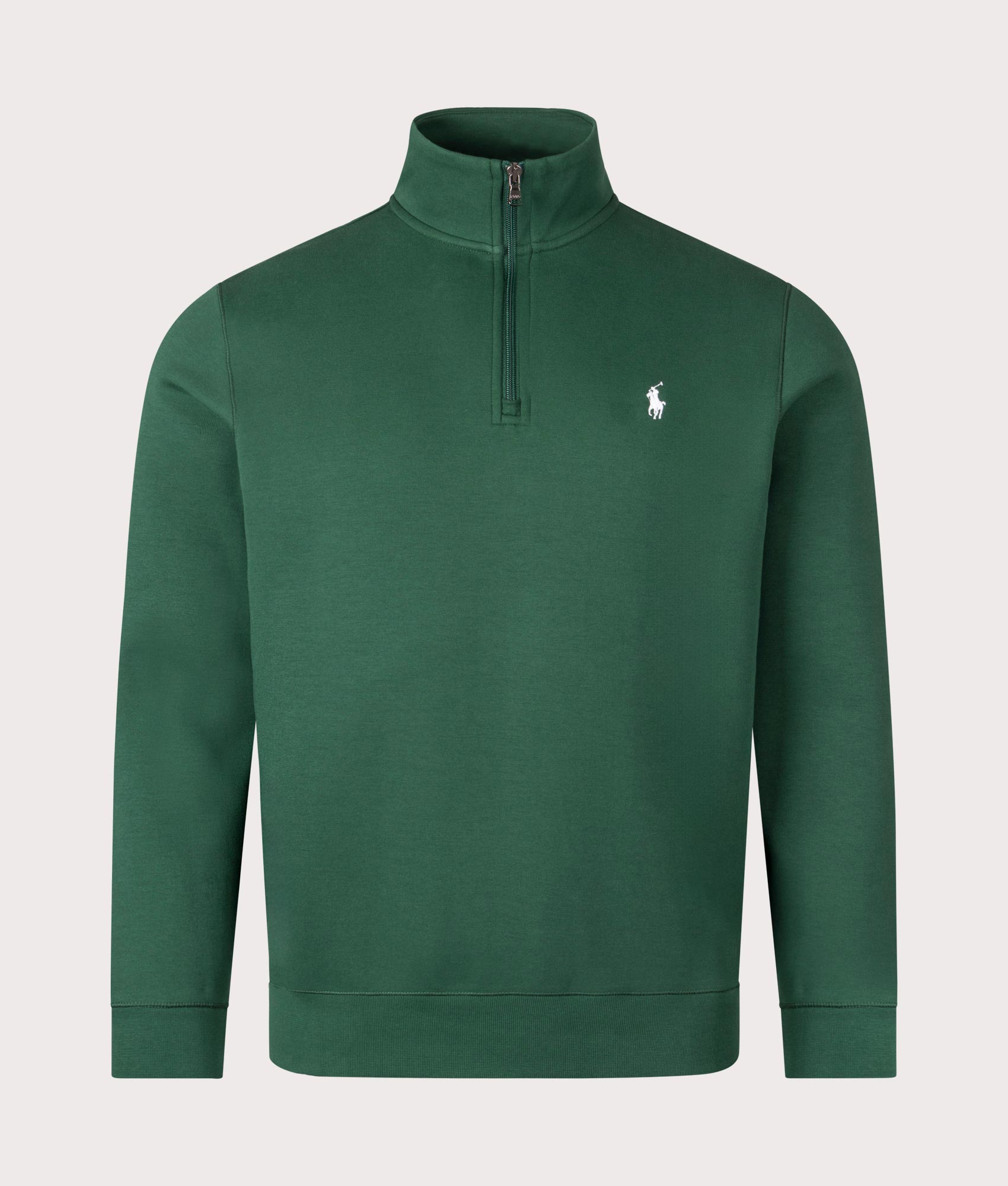 Double-Knit Quarter Zip Sweatshirt