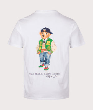 Classic Fit Polo Bear T-Shirt in White by Polo Ralph Lauren. EQVVS Shot.