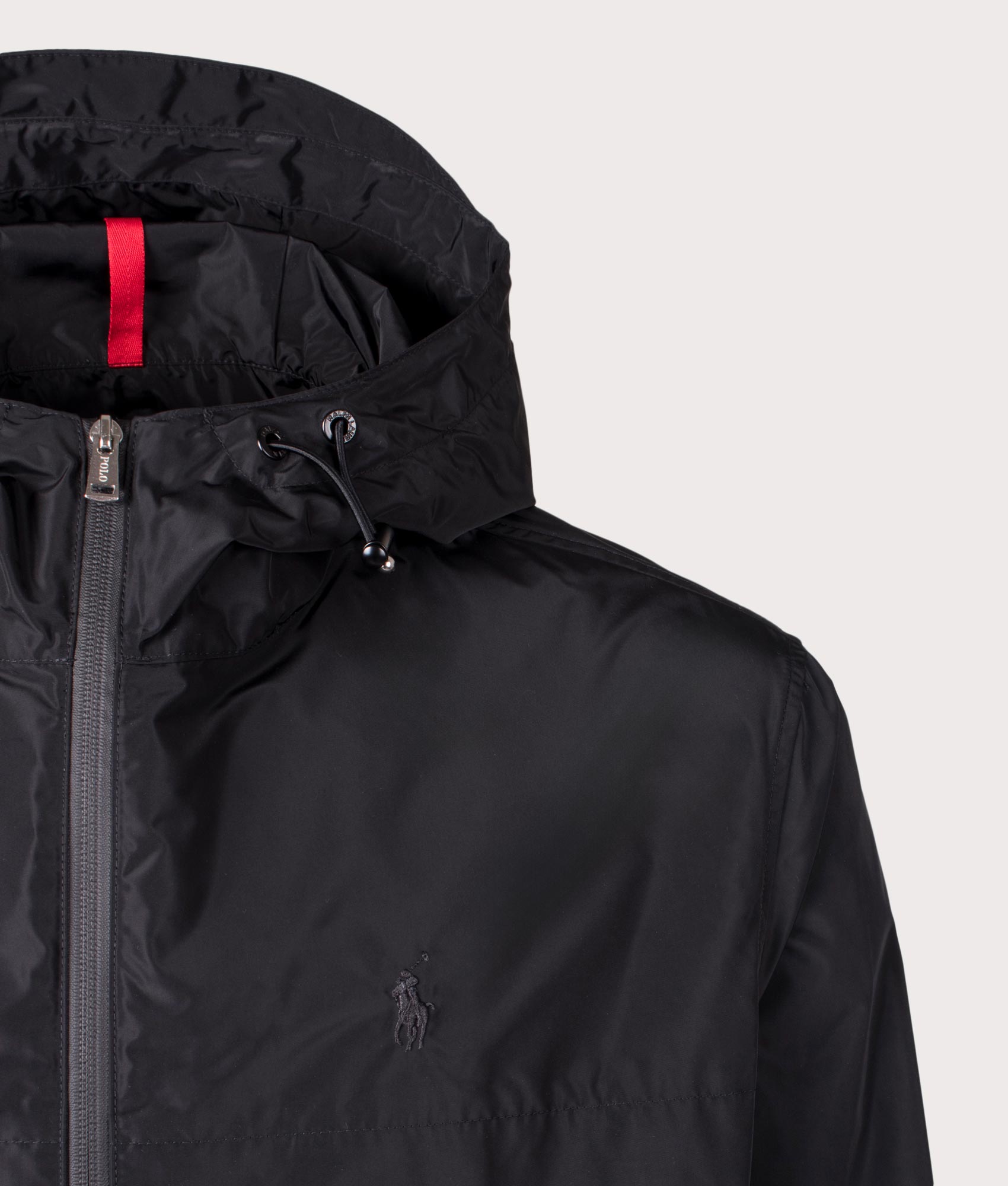 Polo Ralph Lauren Full Zip Hooded Jacket in Black | EQVVS Menswear