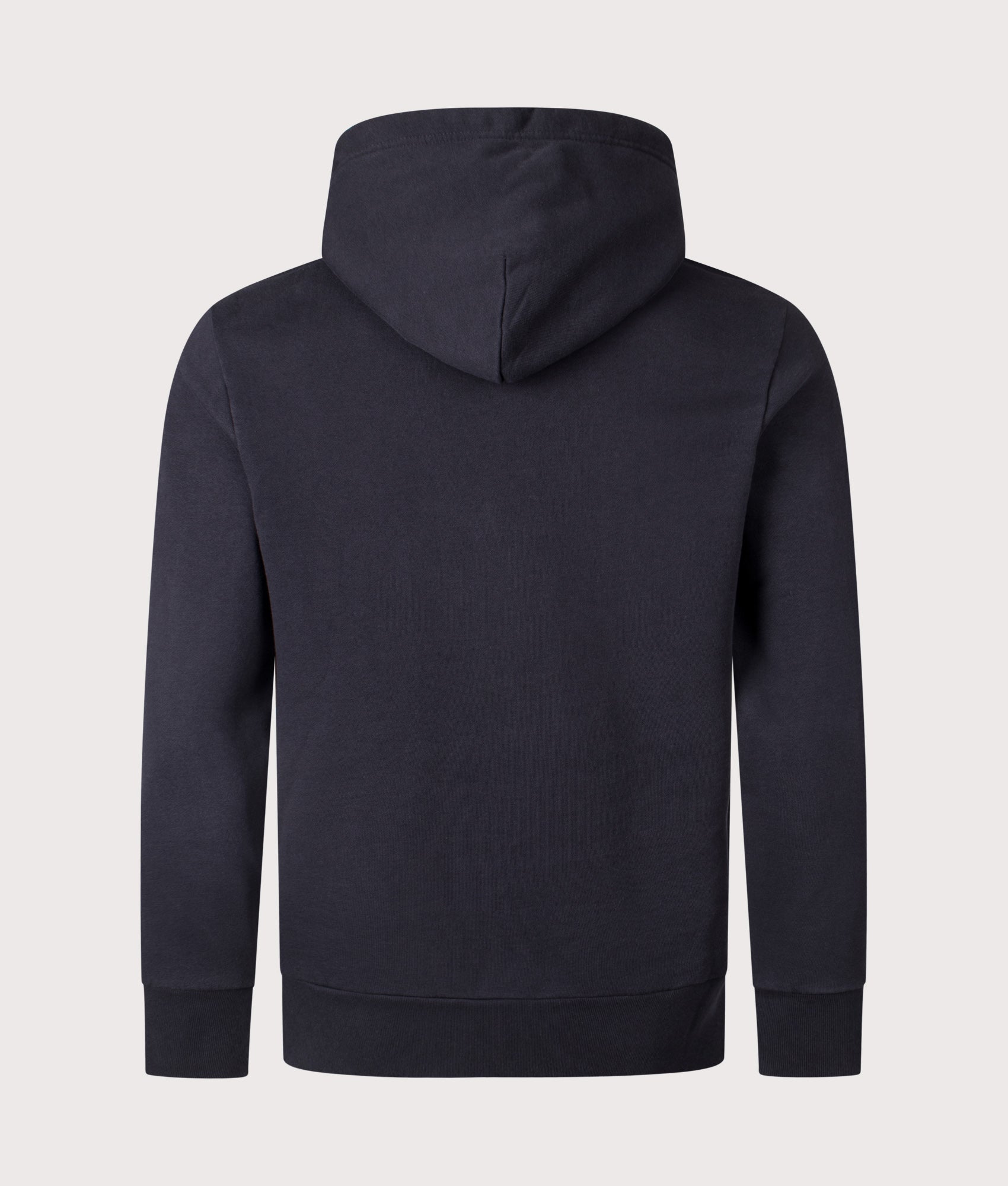 Loopback Fleece Hoodie. Shot by EQVVS. Back shot.