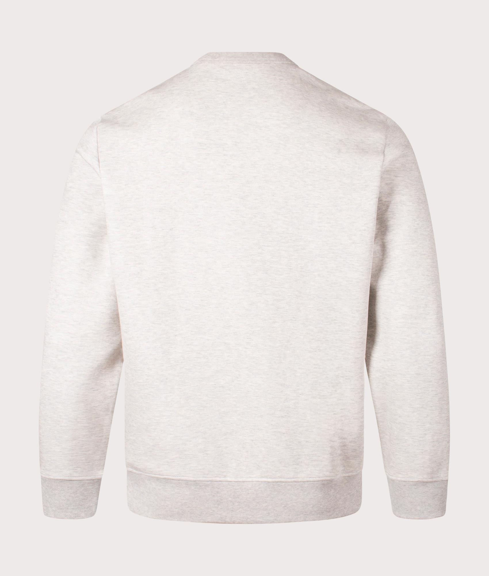 Polo Ralph Lauren Pocket Zip Sweatshirt in Light Grey Sport Heather at EQVVS Back Shot