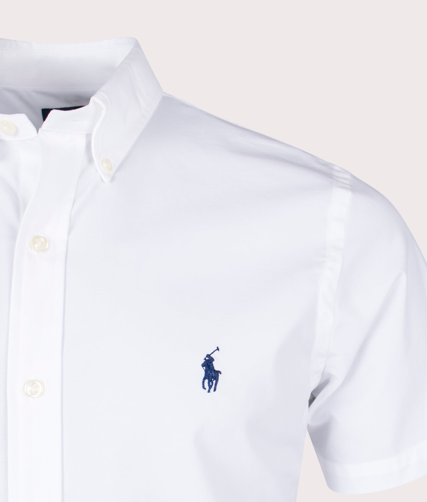 Slim-Fit-Short-Sleeve-Stretch-Poplin-Shirt-White-Polo-Ralph-Lauren-EQVVS