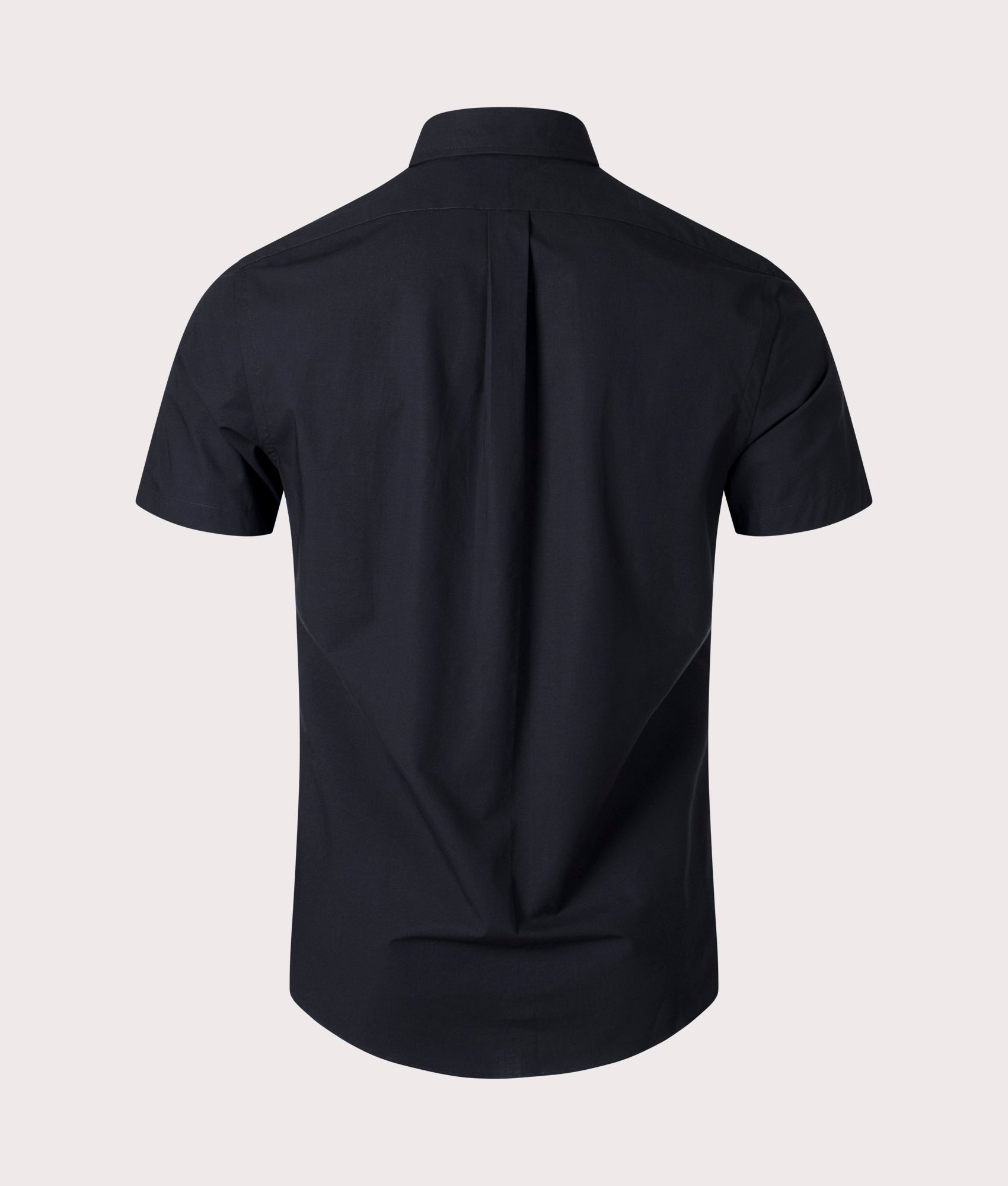 Slim Fit Short Sleeve Stretch Poplin Shirt