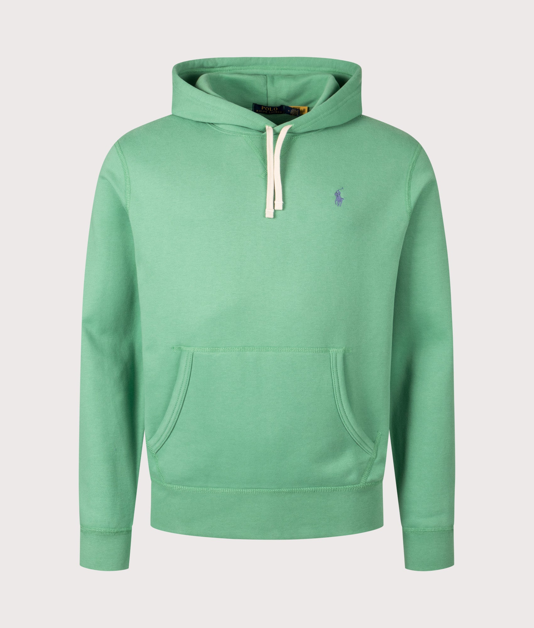 Polo Ralph Lauren Relaxed Fit RL Fleece Hoodie. Shot by EQVVS. Front shot.