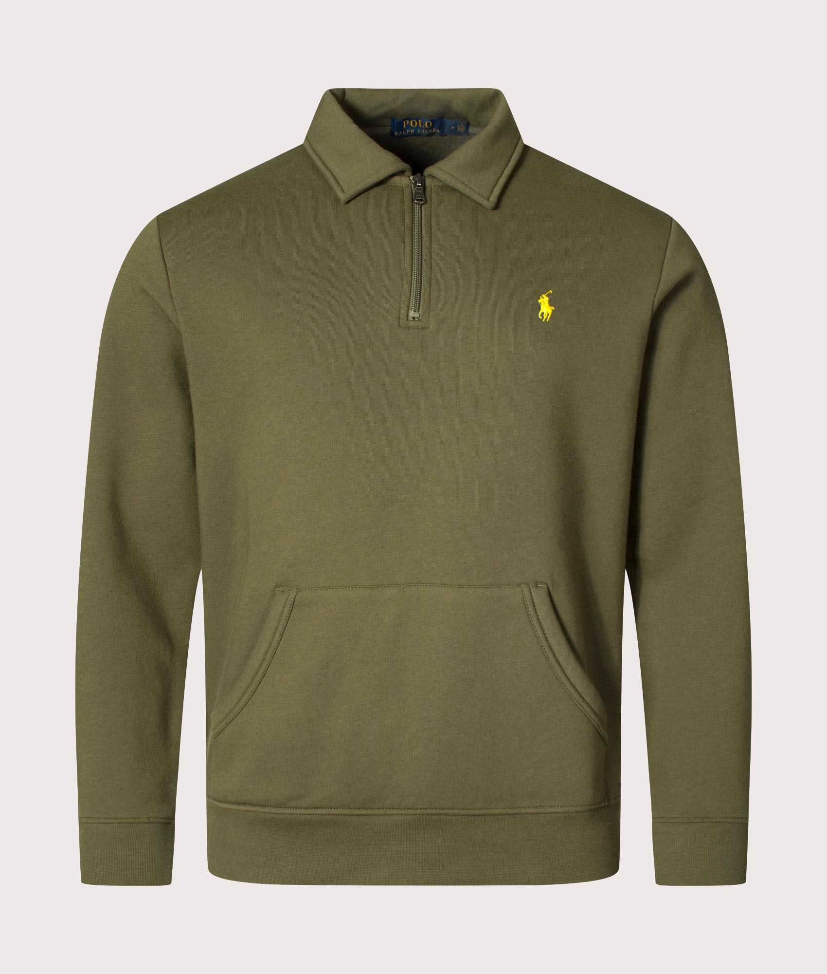 Fleece-Quarter-Zip-Sweatshirt-Defender-Green-Polo-Ralph-Lauren-EQVVS 
