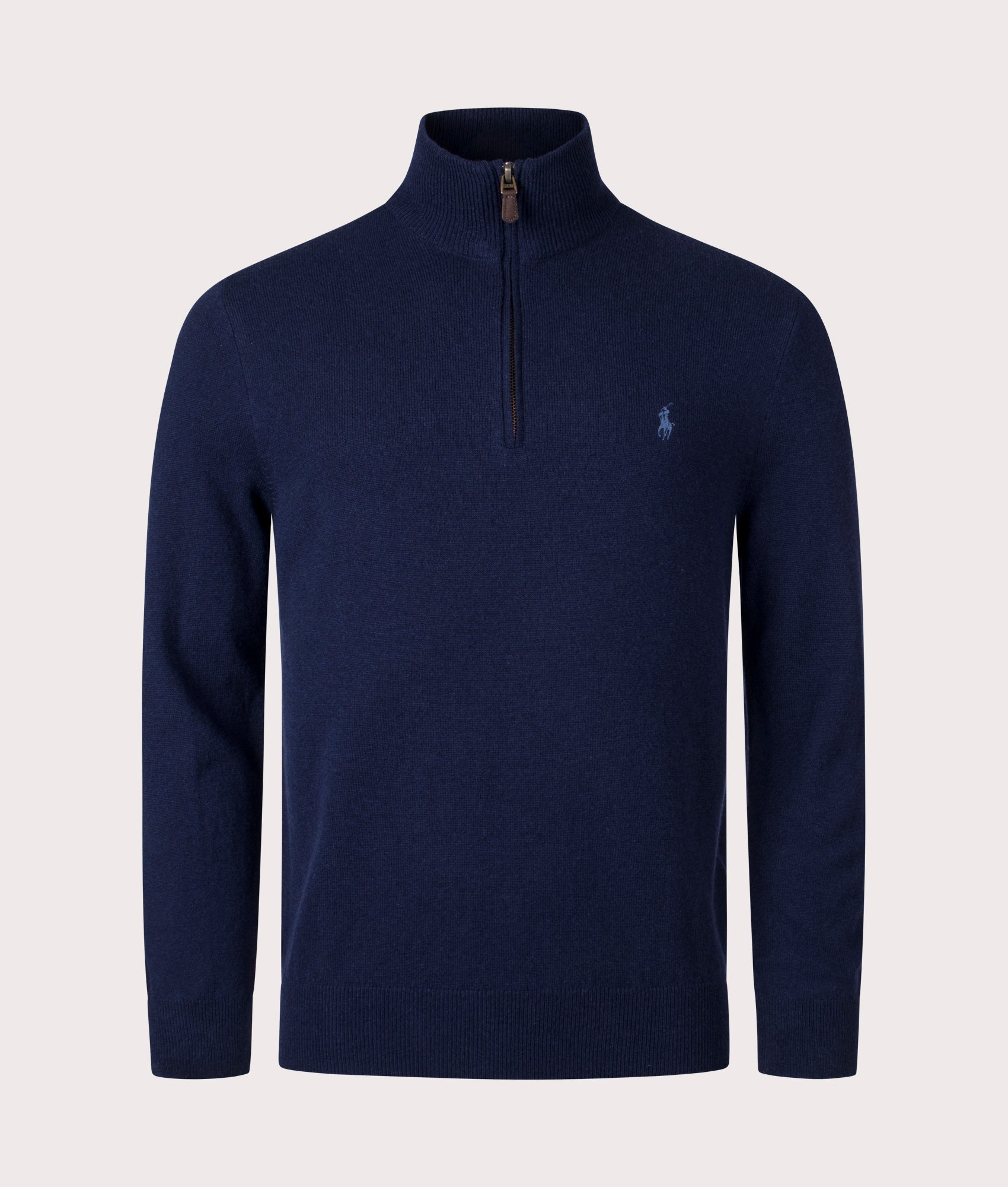 Merino Wool Quarter Zip Jumper