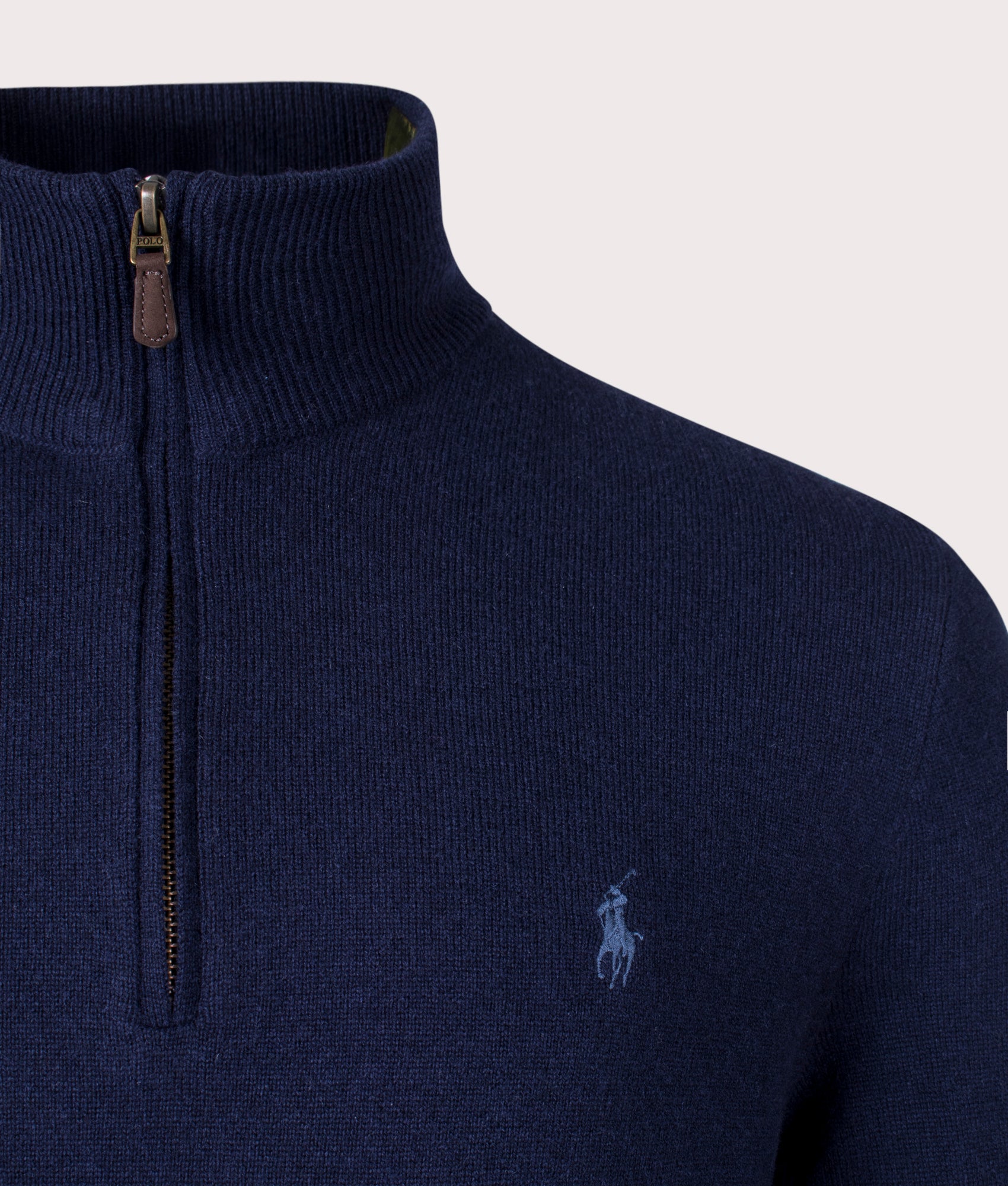 Merino Wool Quarter Zip Jumper