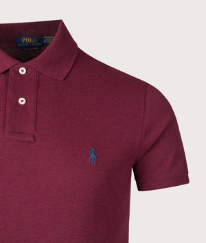 Custom Slim Fit Mesh Polo Shirt. Shot by EQVVS. Detail shot.