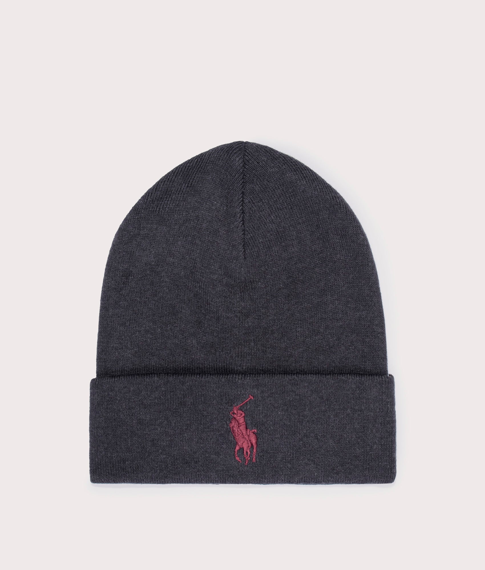 Polo Ralph Lauren Combed Cotton Beanie Grey at EQVVS