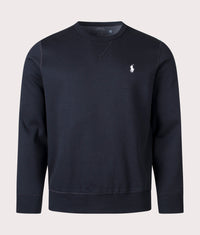 Double Knit Sweatshirt: 003 Polo Black/Cream PP 