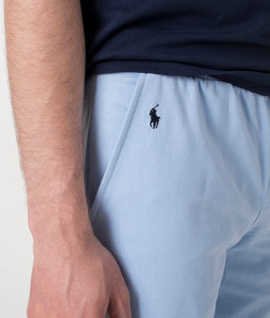 Polo Ralph Lauren Lounge Shorts in Cruise Navy at EQVVS. DEtail Shot.