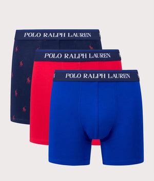 Cotton Boxer Briefs Royal/Navy AOPP/Red, Polo Ralph Lauren