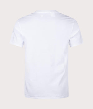 Polo Ralph Lauren Lightweight Crew Neck T-Shirt in White Back Shot