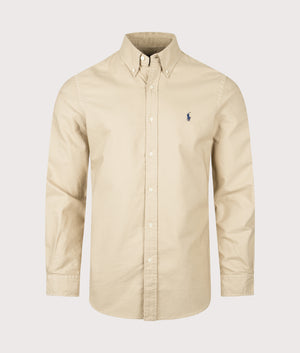Garment Dyed Oxford Shirt in Surrey Tan Polo Ralph Lauren EQVVS