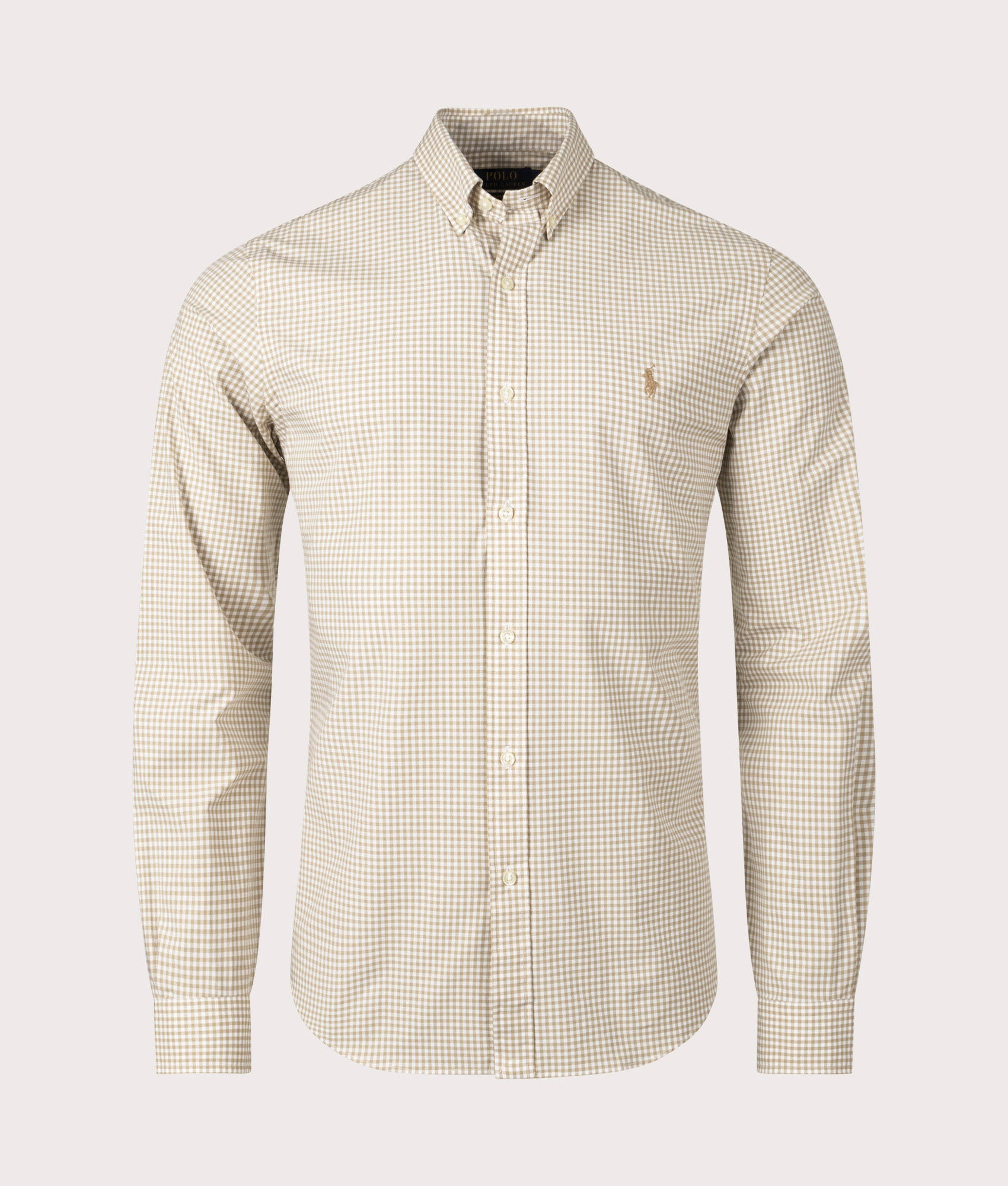 Slim-Fit-Gingham-Stretch-Poplin-Shirt-Loft-Vintage-Khaki/White-Polo-Ralph-Lauren-EQVVS