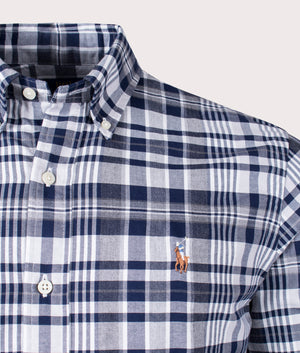 Custom-Fit-Checkered-Oxford-Shirt-001-Grey-Heather/Navy-Multi-Polo-Ralph-Lauren-EQVVS