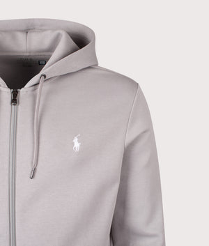 Zip Through Double Knit Hoodie. Shot by EQVVS. Detail shot.