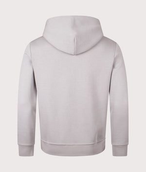 Zip Through Double Knit Hoodie. Shot by EQVVS. Back shot.