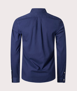 Slim Fit Twill Sports Shirt Navy, Polo Ralph Lauren, EQVVS, Reverse
