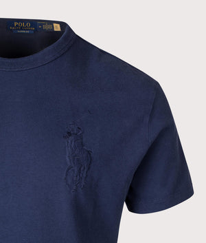 Classic Fit Big Pony T-Shirt. Shot by EQVVS. Front detail shot.