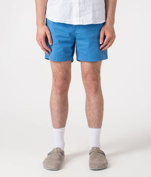 Regular Fit Prepster Stretch Twill Chino Shorts. Shot by EQVVS. Front shot.