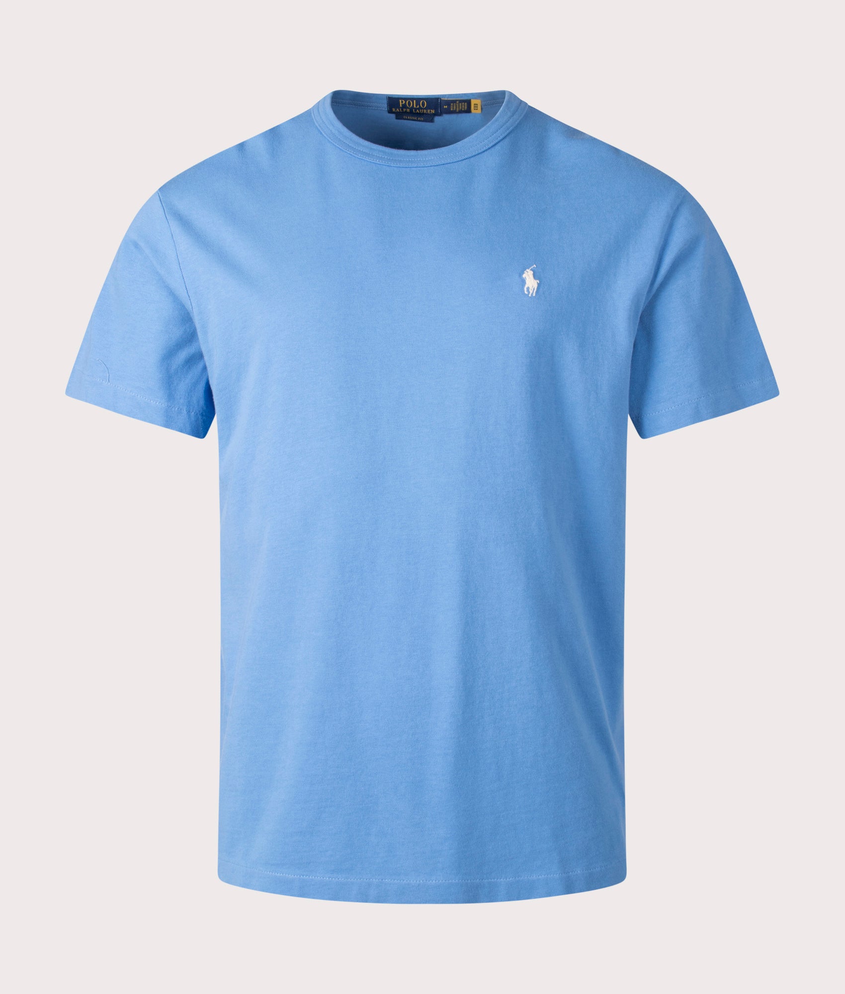 Classic Fit Jersey T-Shirt in Blue Orbit at EQVVS. Front Shot.