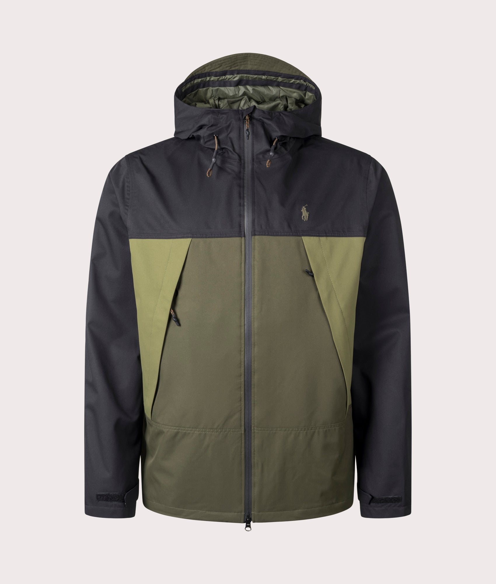 Eastland Lined Jacket in New Olive by Polo Ralph Lauren. Shot at EQVVS. Front shot. 