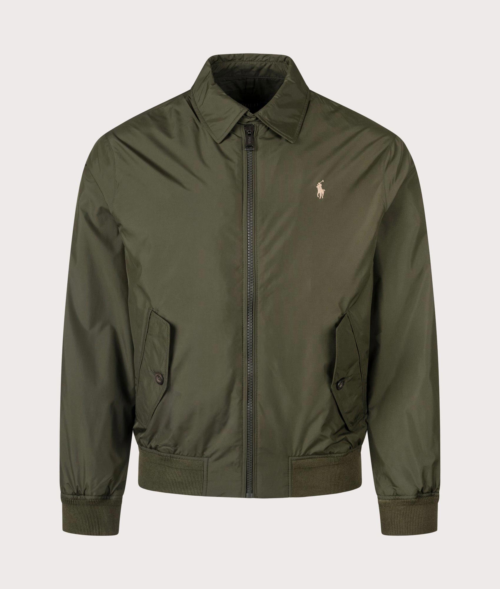 Polo Ralph Lauren Packable Windbreaker Jacket in Armadillo. EQVVS Front Shot. 