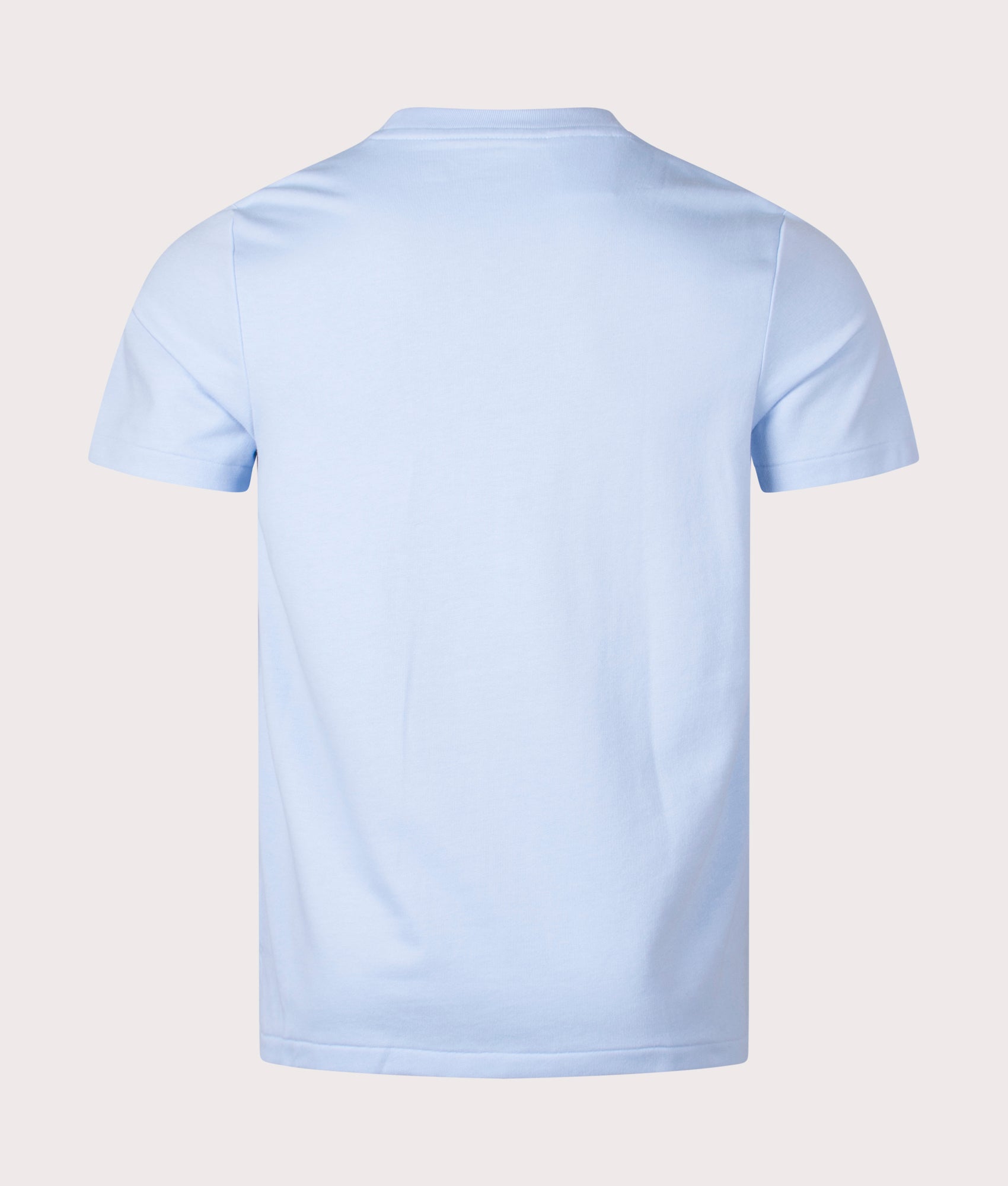 Polo Ralph Lauren Lounge T-Shirt in Office Blue. Shot at EQVVS. Back shot