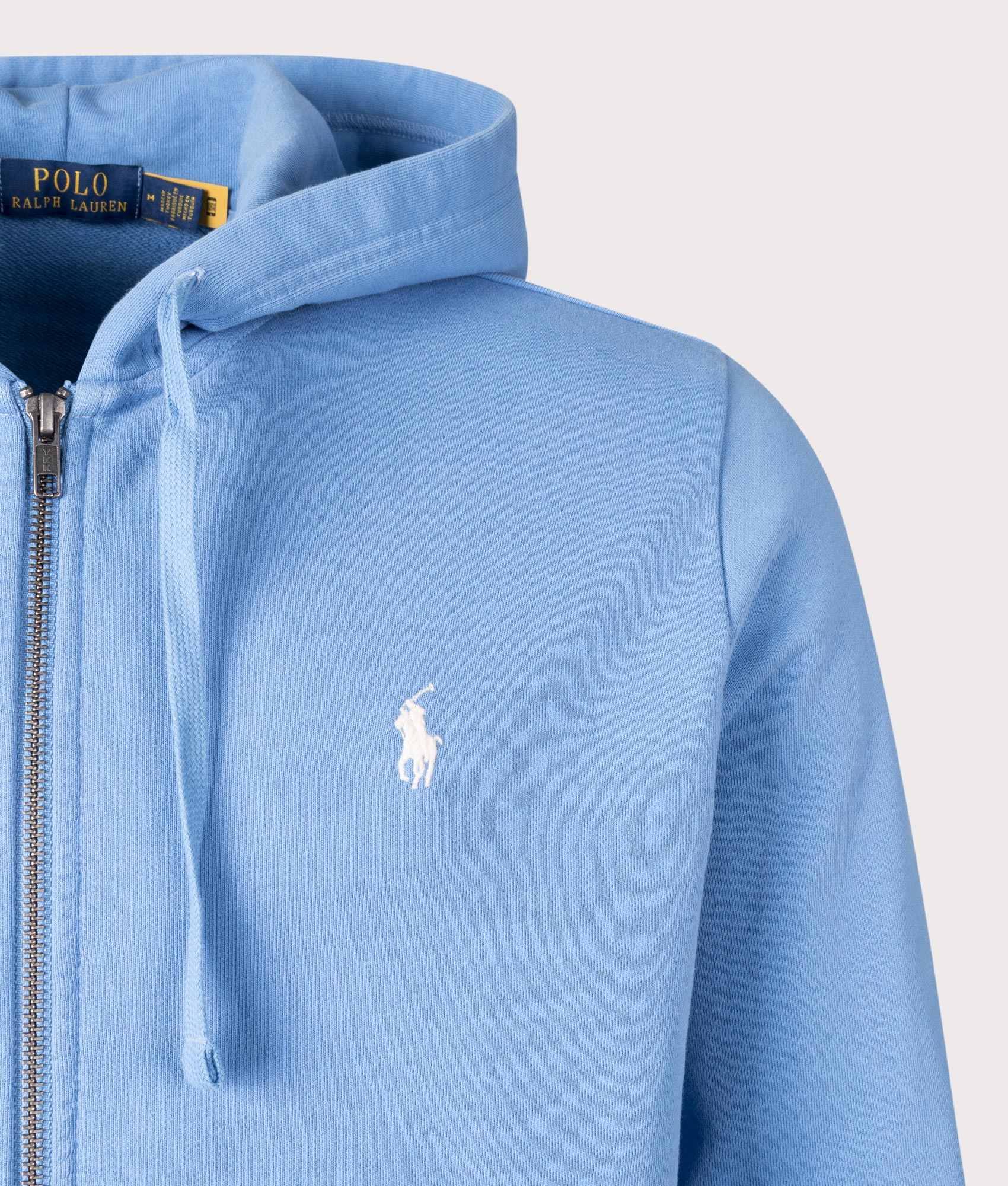Zip Through Hoodie in Blue Orbit | Polo Ralph Lauren | EQVVS