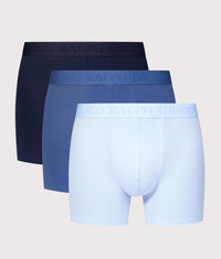 3 Pack Classic Stretch Cotton Trunks: 001 3PK Blues 