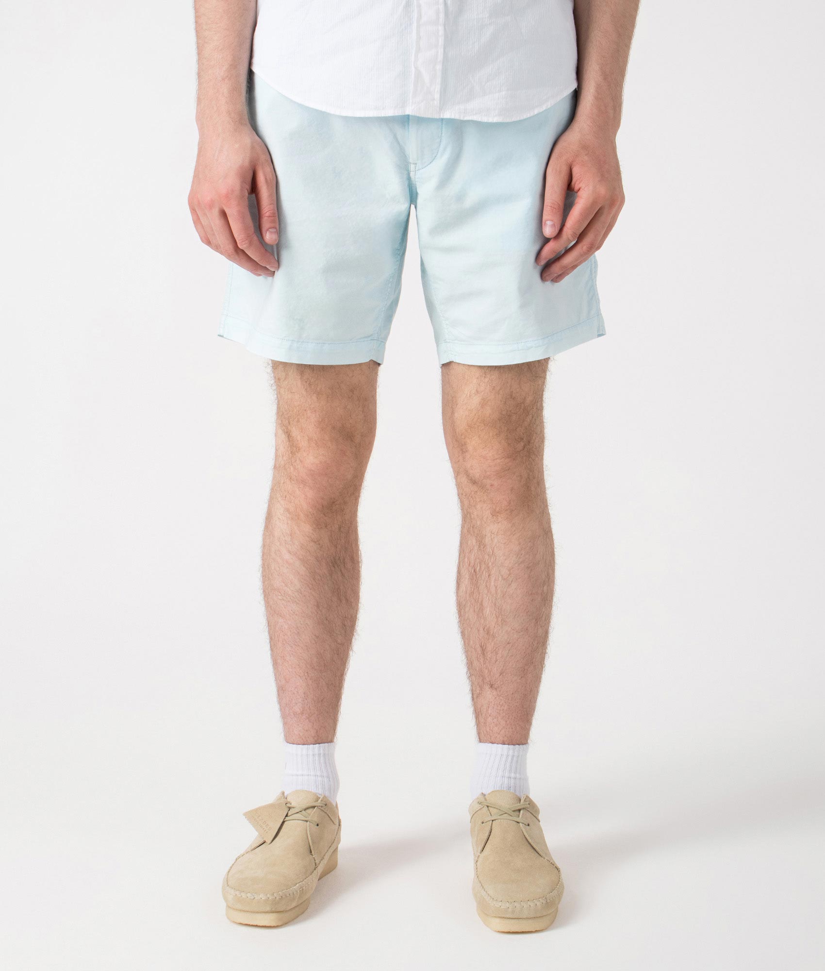 8-Inch Polo Prepster Mineral-Dyed Shorts. Shot by EQVVS. Front shot.