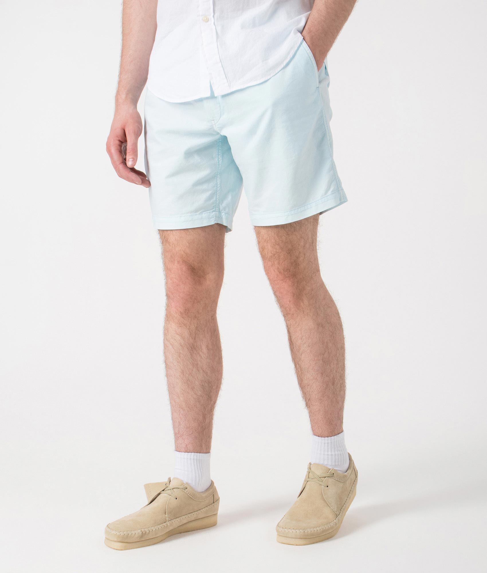 8-Inch Polo Prepster Mineral-Dyed Shorts. Shot by EQVVS. Front shot.