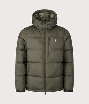 Gorham Down Jacket in Company Olive | [Fabric composition not specified] | Polo Ralph Lauren | EQVVS | Front shot 
